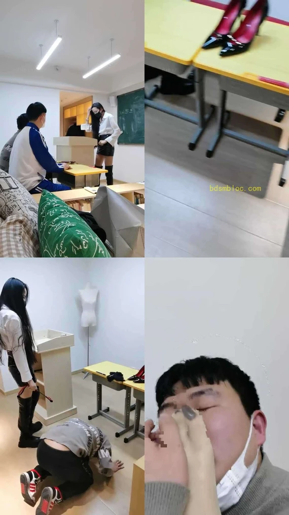 【皮皮】场景调-长靴老师-惩罚不听话狗学生