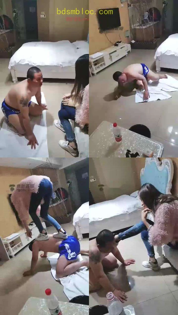 【璐希S】暴打青龙耳光场