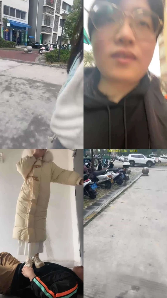 【素人挖掘机】户外开发-双素人-小白鞋脏棉袜辱-被无情取笑