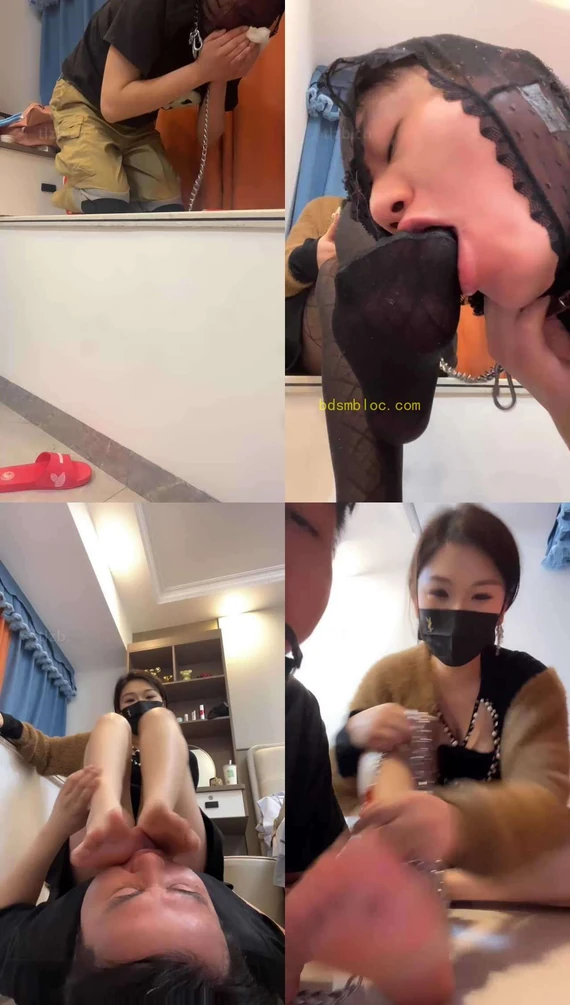 【甜心教主】抽耳光/强制原味窒息/内裤套头/口球塞嘴