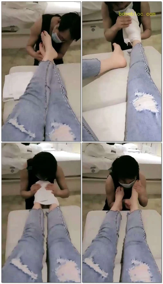 【多多S】贱狗精心伺候按摩捏脚