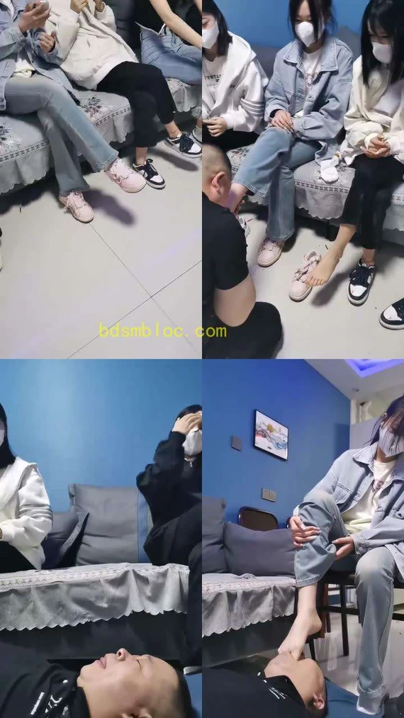 【精神小妹】4素人学生S-轮流原味脚深喉/踩踏/气味羞辱
