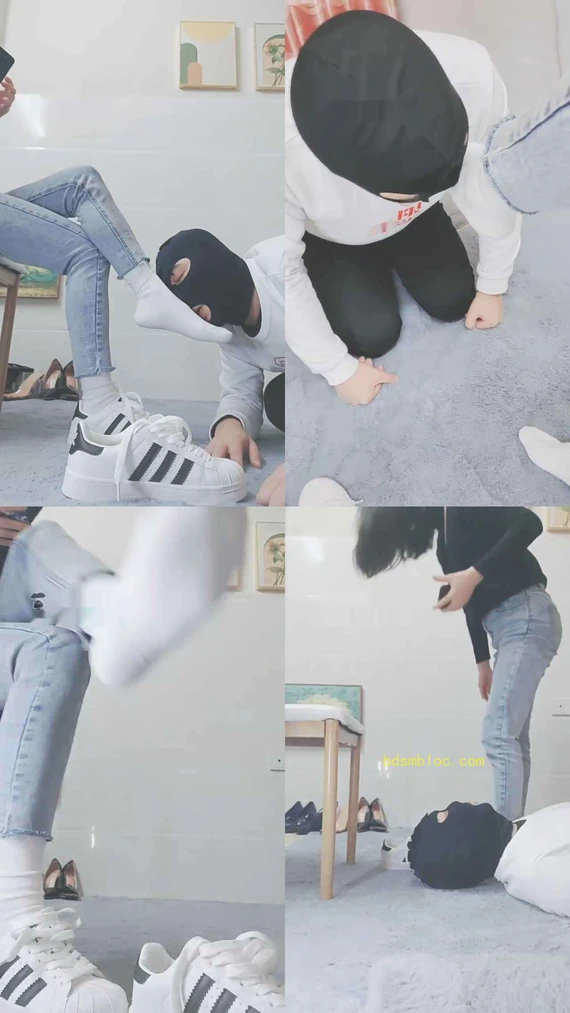 【灵竹】迷恋小白鞋棉袜的狗