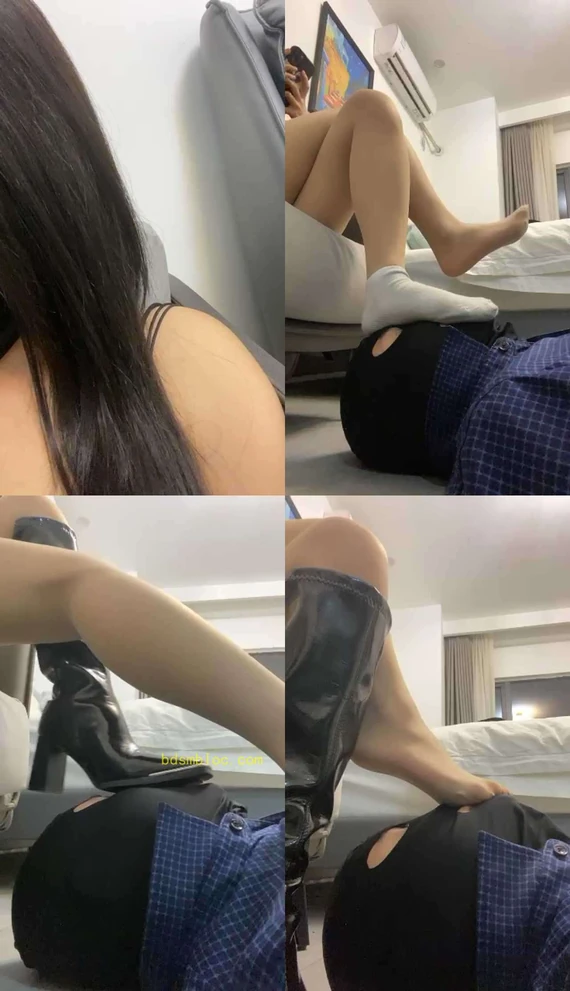 【甜一】白棉袜+肉丝气味羞辱/鞋跟插嘴