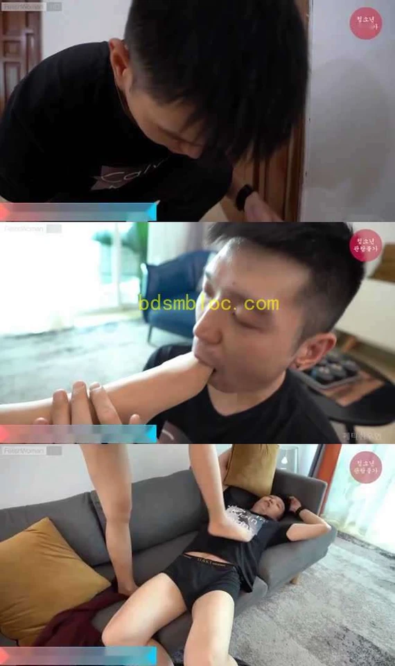 【韩国fetishwoman】ol美女调教偷舔自己鞋子的同事！