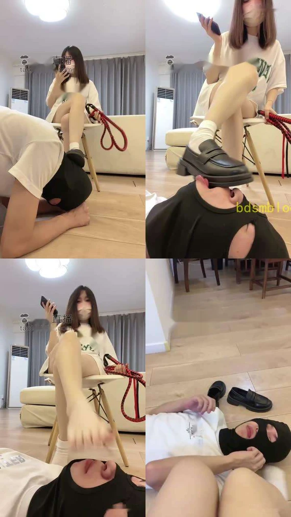 【奶味茶茶】萝莉学生主羞辱继父
