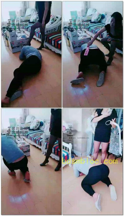 【天津冰冰女主】暴打踢蛋60岁老狗