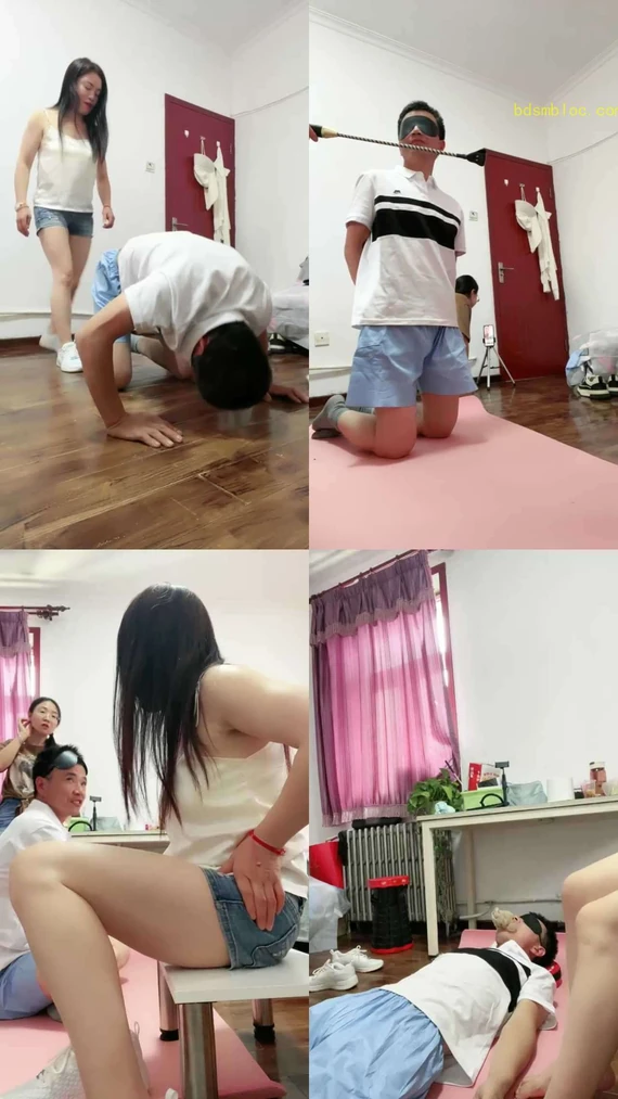 【瑞吉娜S】白兰地S，瑞吉娜S双主调狗刑奴耳光SP深喉丝袜堵嘴