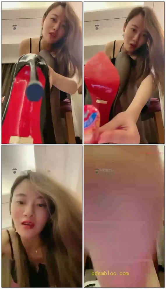 【一媚女皇】红绿灯高跟鞋踩食强插