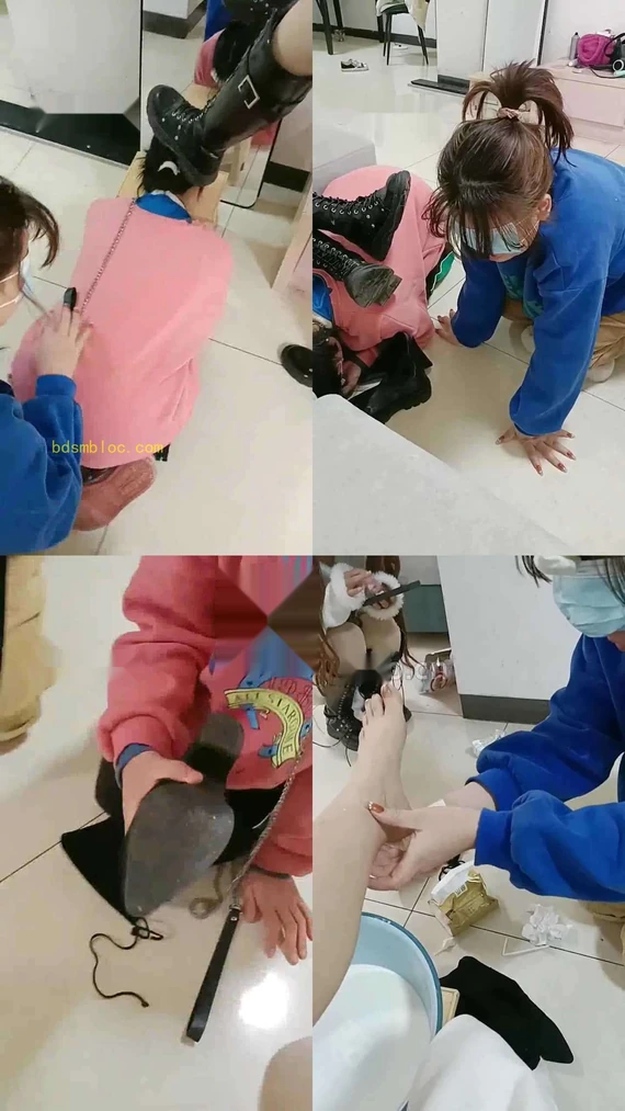 【爱可呀】开发素人考研学姐调双母畜【下】
