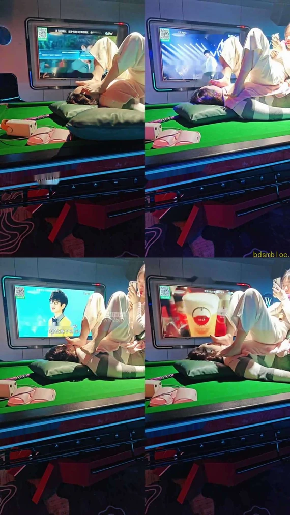 【是樱樱呀】KTV调教母狗女奴 踩脸舔脚