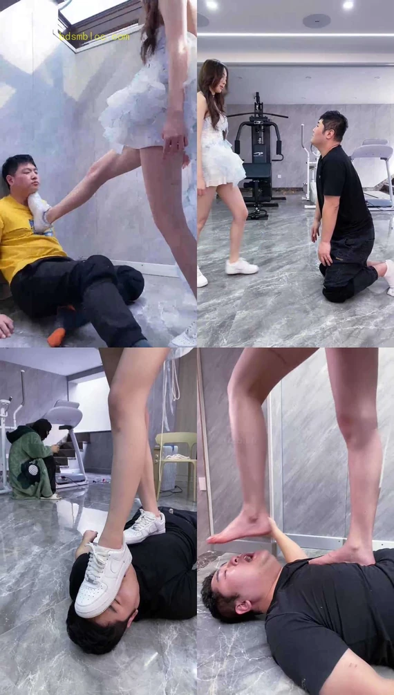 【麋鹿银儿】芭蕾小主暴踹耳光/揪耳朵/踩踏吐口水深喉