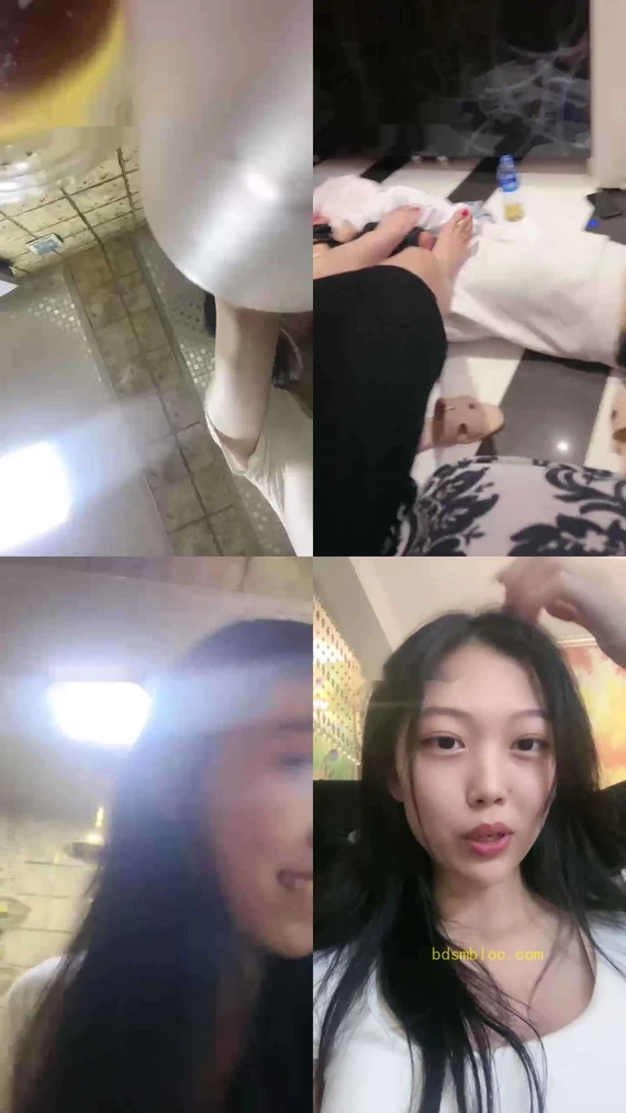 【佳佳】捆绑裸足踩踏/强制圣水/鞭打脚插嘴