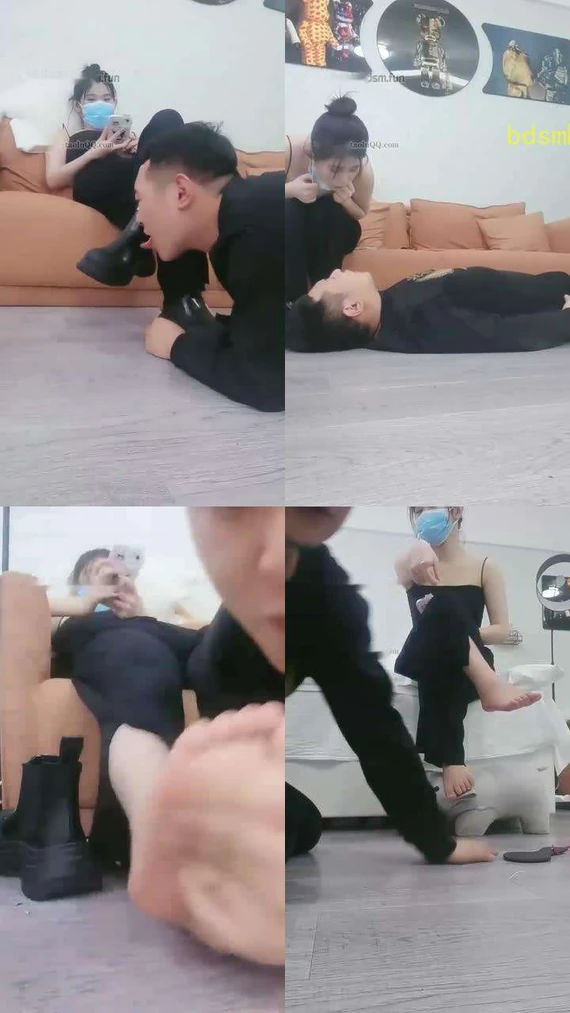 【明明就很贱】素人偷跑出来虐奴