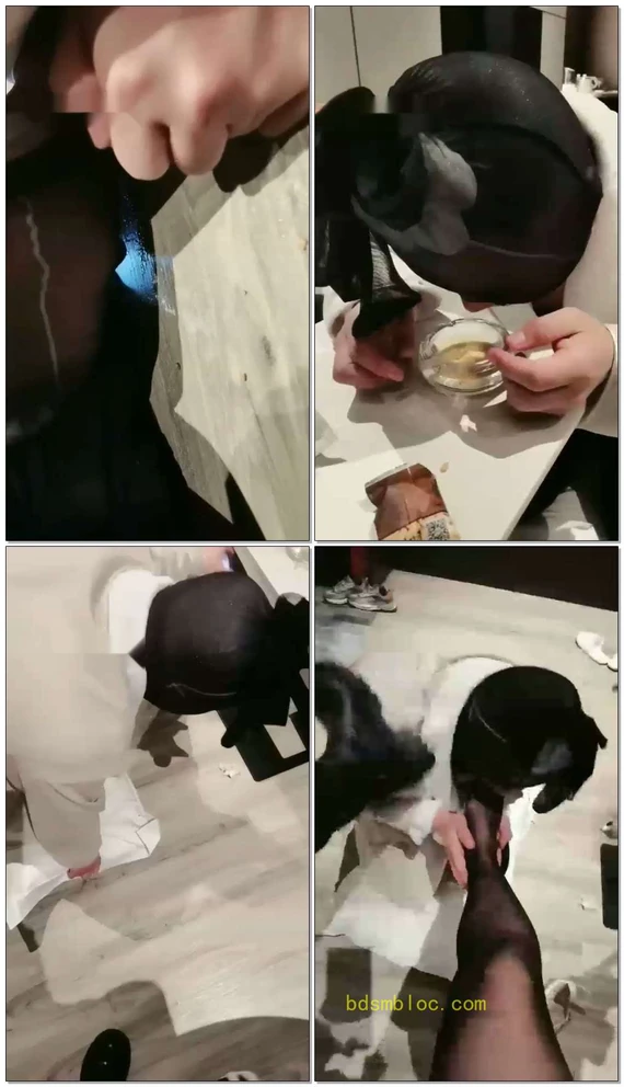 【羽珊S】鼻子喝圣水，踩食，羞辱
