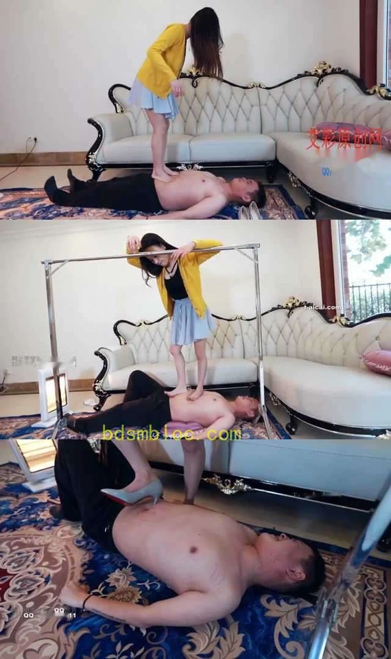 【灵灵】【奴隶岛】灵灵踢踩狗肚子
