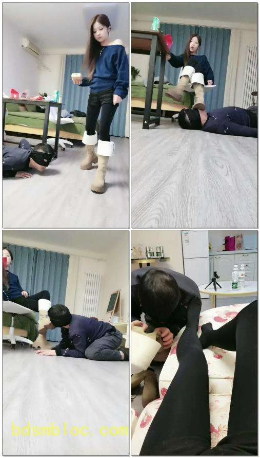 【S沐沐妖S】踩头清理鞋底