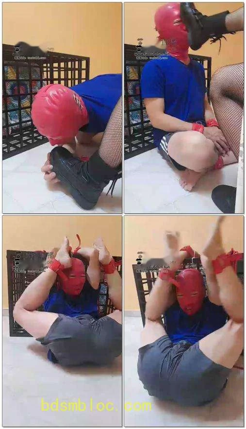 【Ruby灿】踢裆贱狗吊绳绑腿