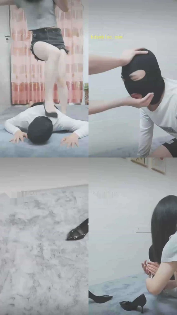 【灵竹女主】耳光专场手脚并用踩踏