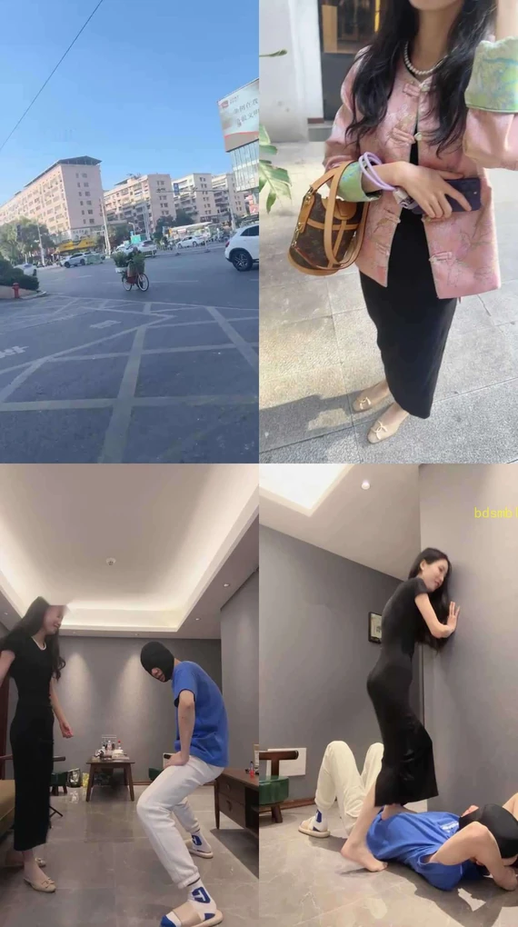 【狗哥】肉丝御姐揪耳朵-踢裆-踩踏-耳光