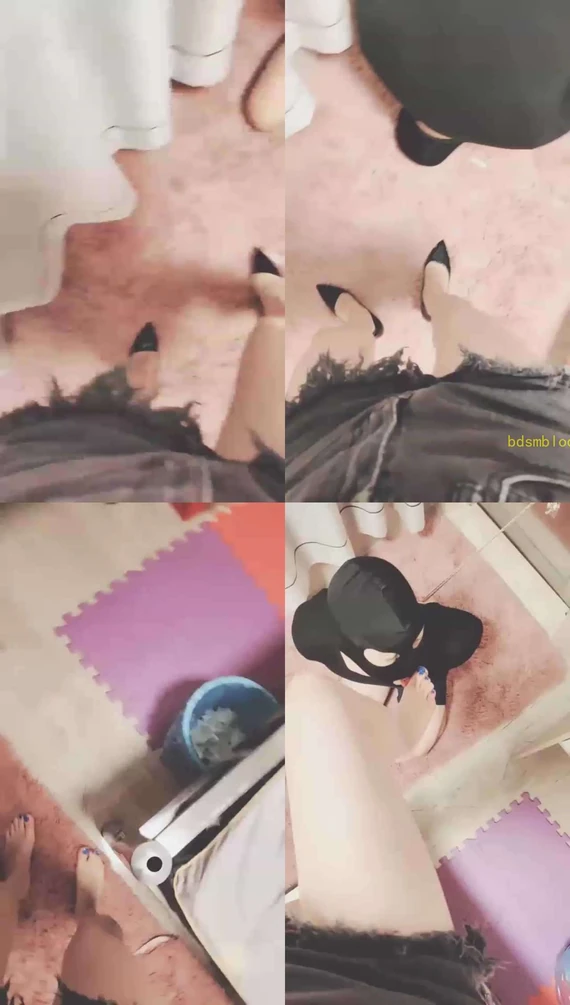 【灵竹】贱狗被主人捆绑,强制深喉