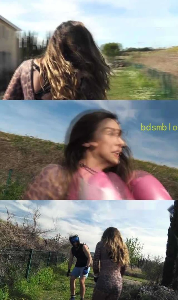 【欧美女王】tozani当家女王豹纹踢打人肉靶子