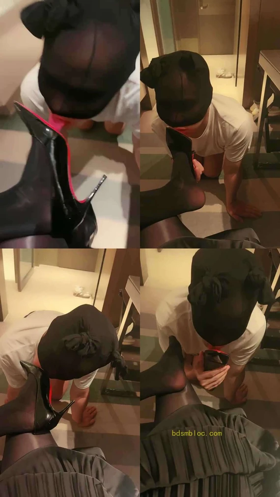 【王妃】狗舌清理高跟黑丝
