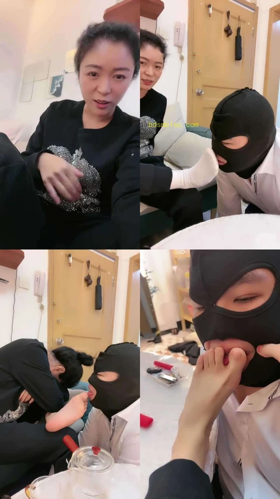 【鹿梦兮】超臭原味白袜羞辱狗