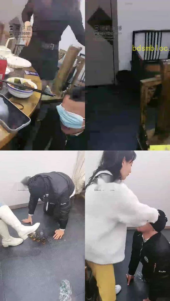 【萝莉糖糖s】火锅店边吃饭边拉黄巾