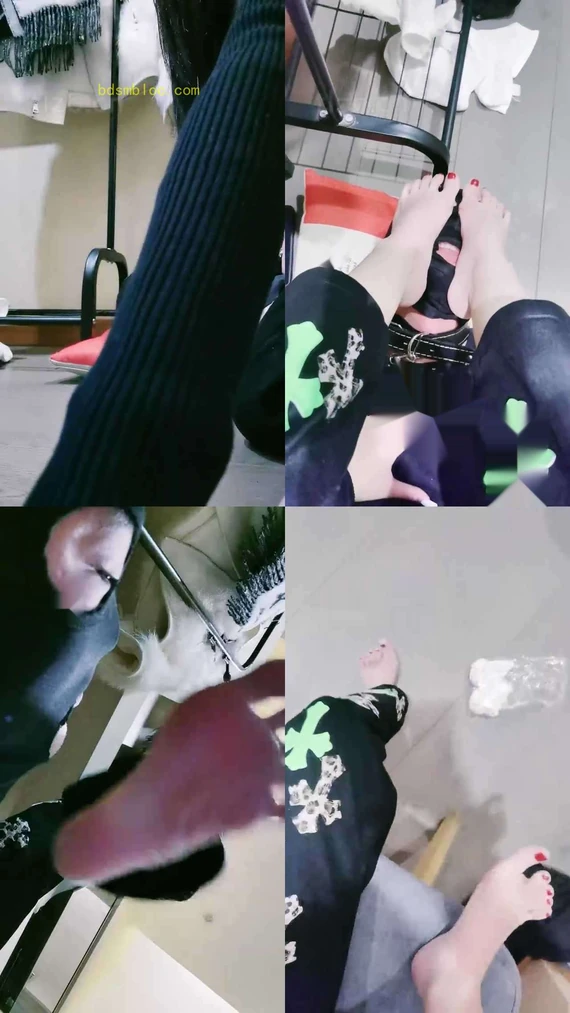 【一禾】掐脖窒息/裸足踩狗捂脸