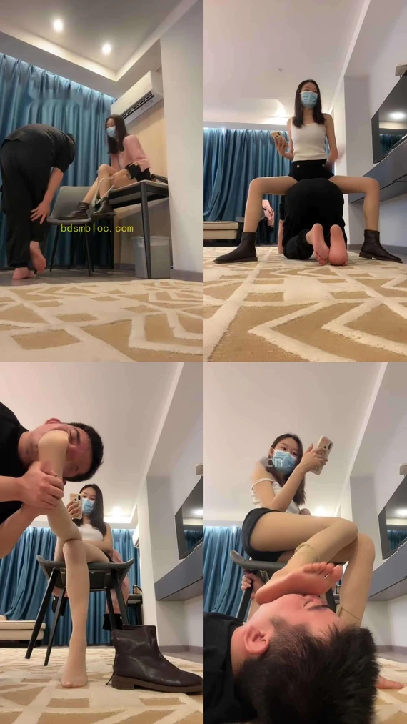 【艾莉】肉丝姐姐教训狗弟弟