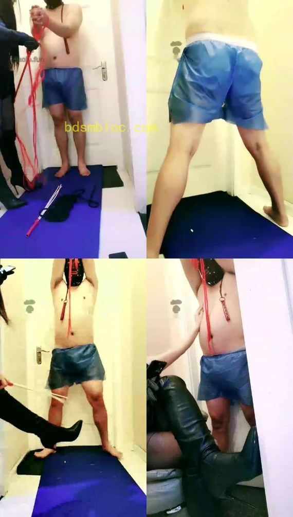【Michelle傲雪s】吊起来皮靴子踢裆sp掐脖子窒息晕厥