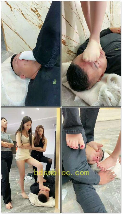【麋鹿银儿】女s踩头专场只全体重踩头