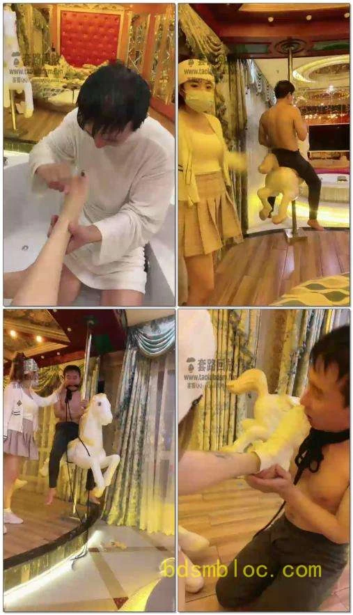【仙儿s&amp;大乔s】双S虐狗，抽打恋足，圣水舔鞋，耳光