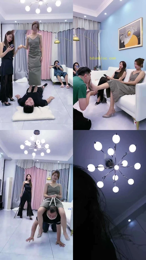 【麋鹿银儿】素人女王 首次调教