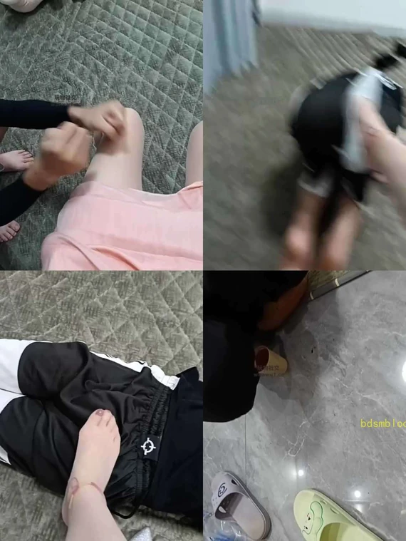【姗姗】迷恋肉丝jio高跟贱奴才