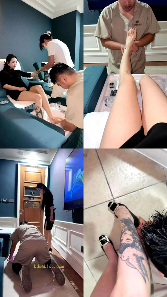 【水晶熊】足浴店公调贱狗