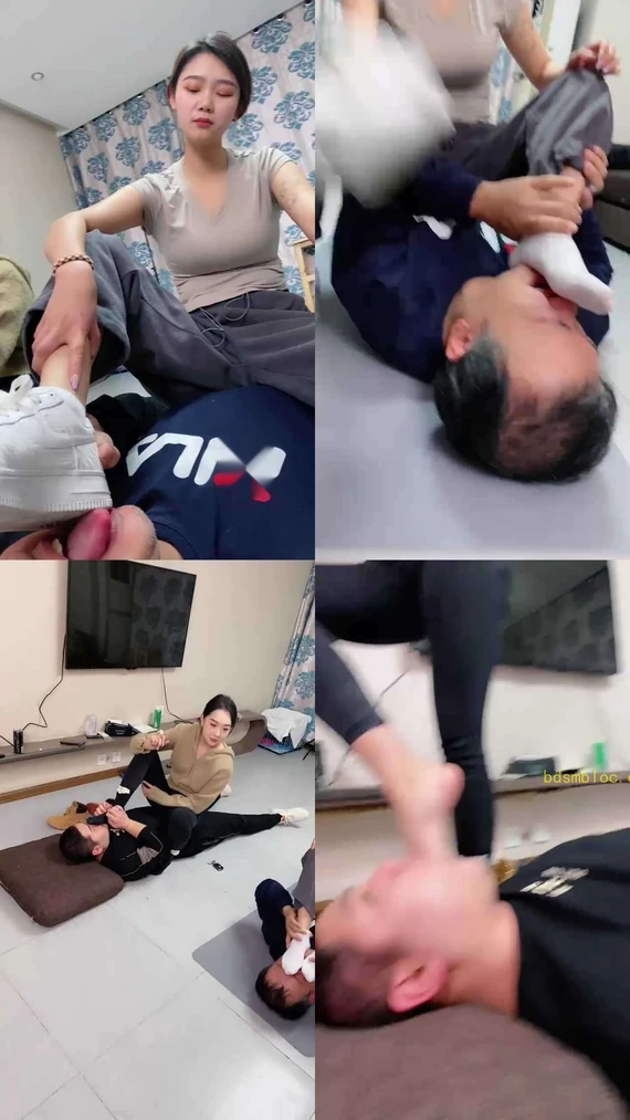 【麋鹿银儿】双S强制父子舔脏鞋臭袜