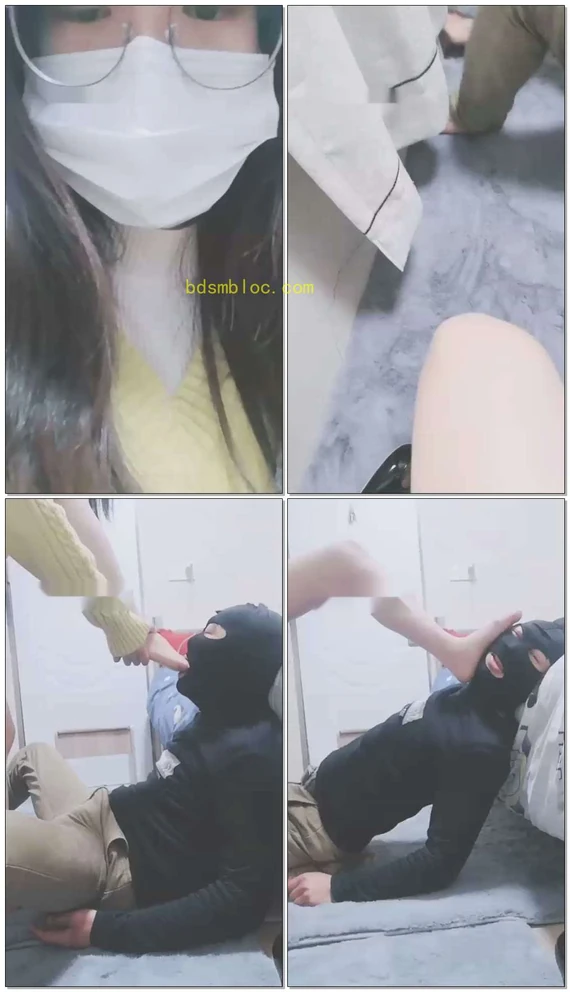 【灵竹】丝袜脚虐待18岁小奶狗（二）