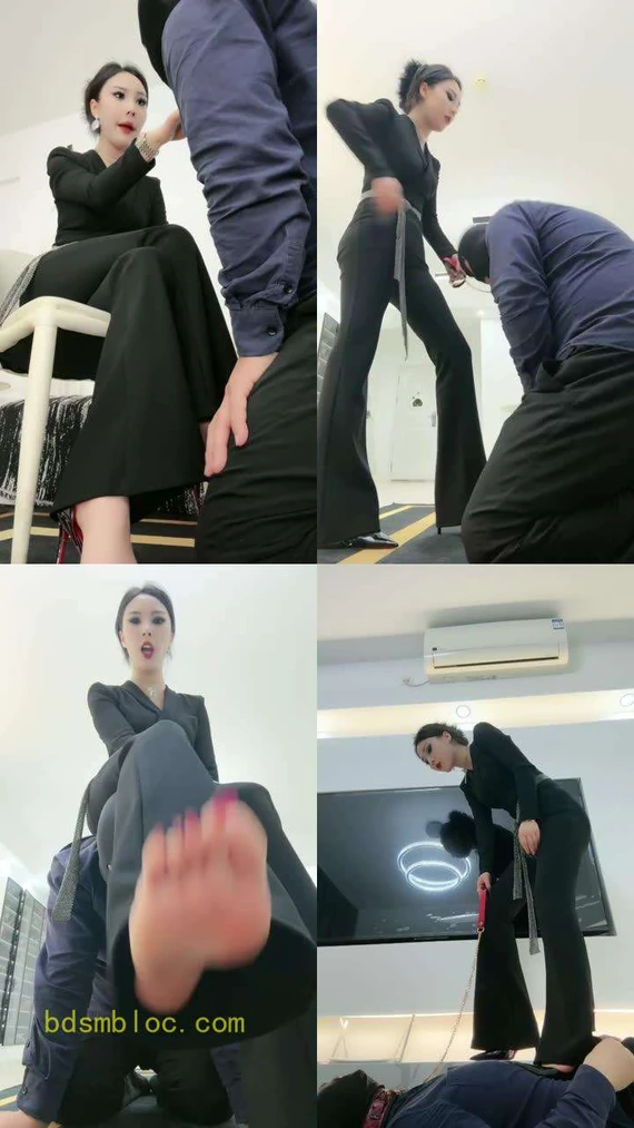 【上海萱萱S女帝】打手踢头踩手高跟踩踏