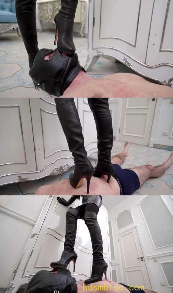 【欧美女王】俄国女王高跟长靴凶狠践踏