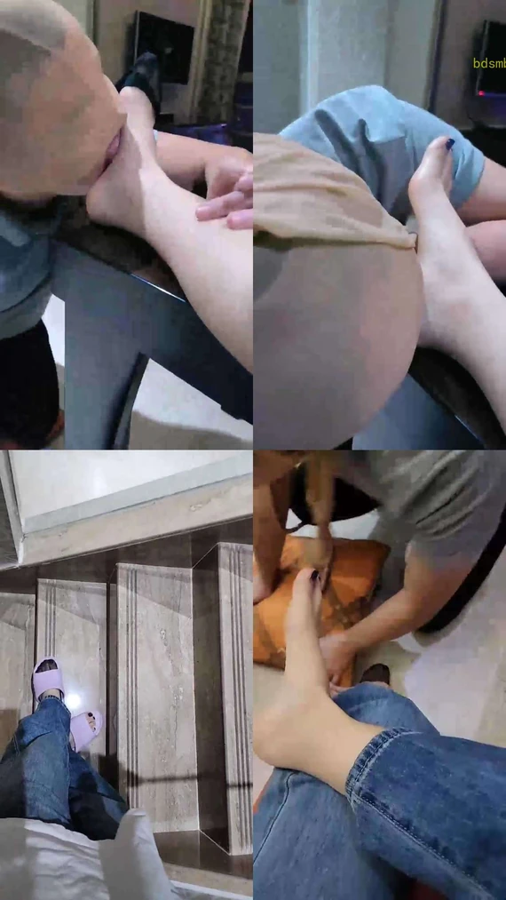 【嘉妮】卑贱狗恋足调