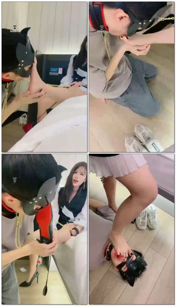【悠悠S】脏鞋底口水圣水淋脸