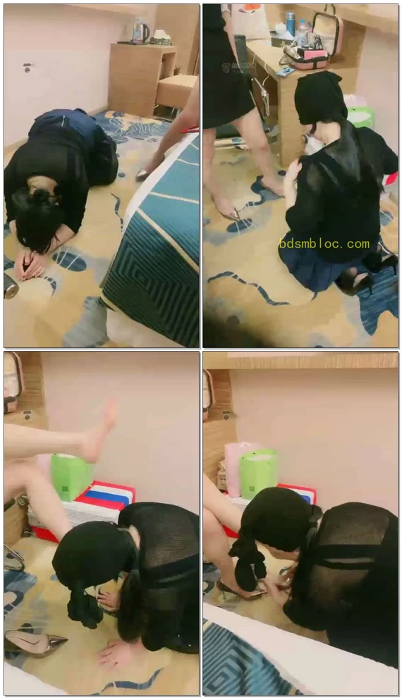 【丹丹S】超狠sp收拾母狗，狗嘴抽出血，把我脚都蹭破皮了