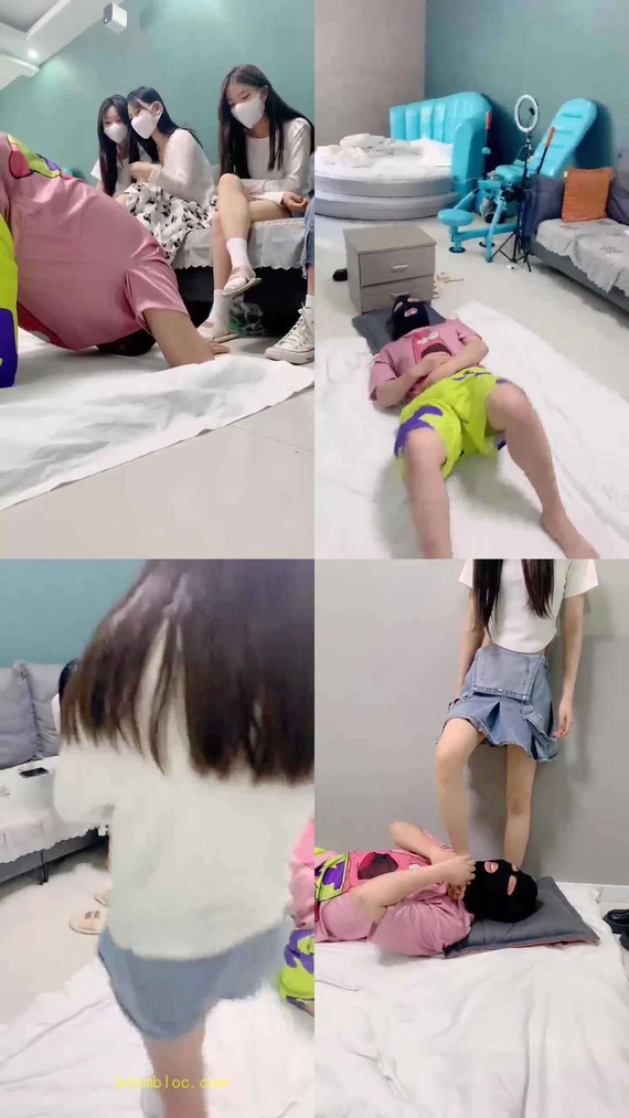 【精神小妹】多女主踩踏调教 文文带素人随意发挥