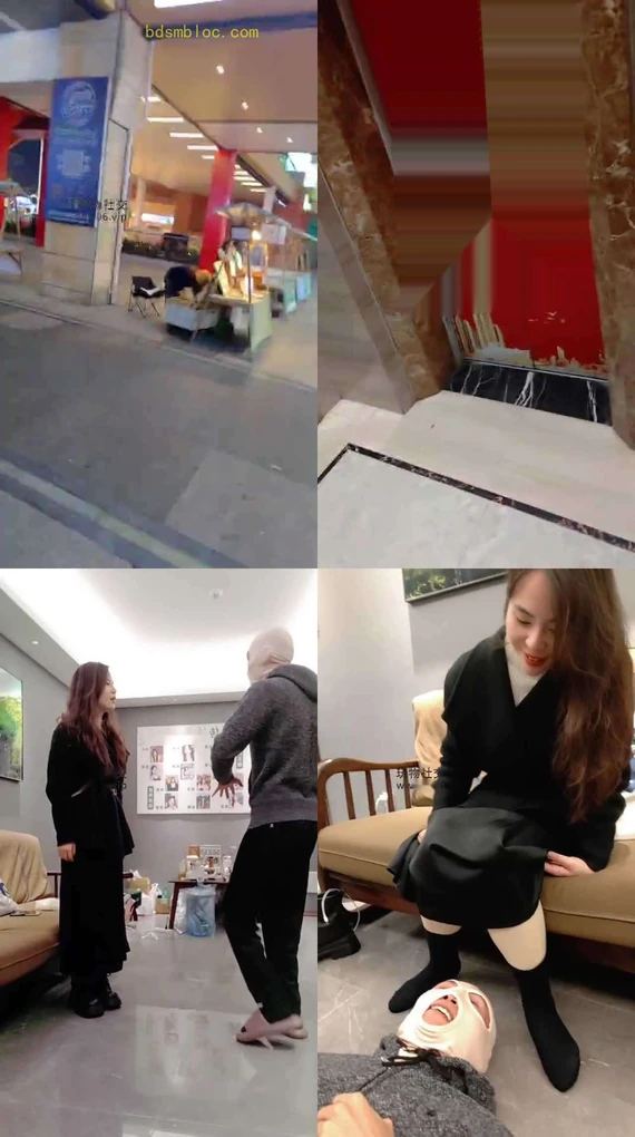【猴歌】开发物业女神靴子黑棉袜虐