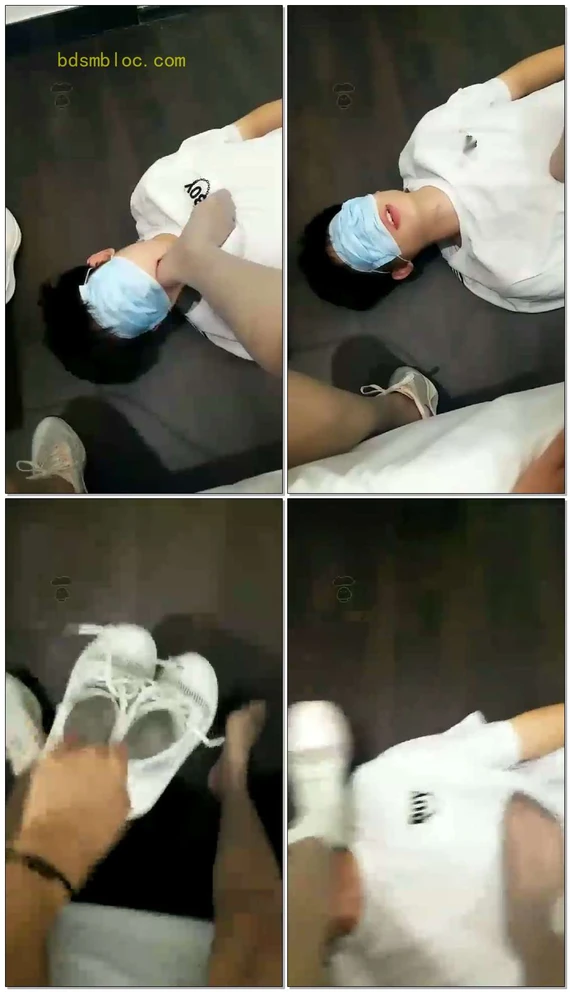 【婉梦S】原味灰丝调教学生狗