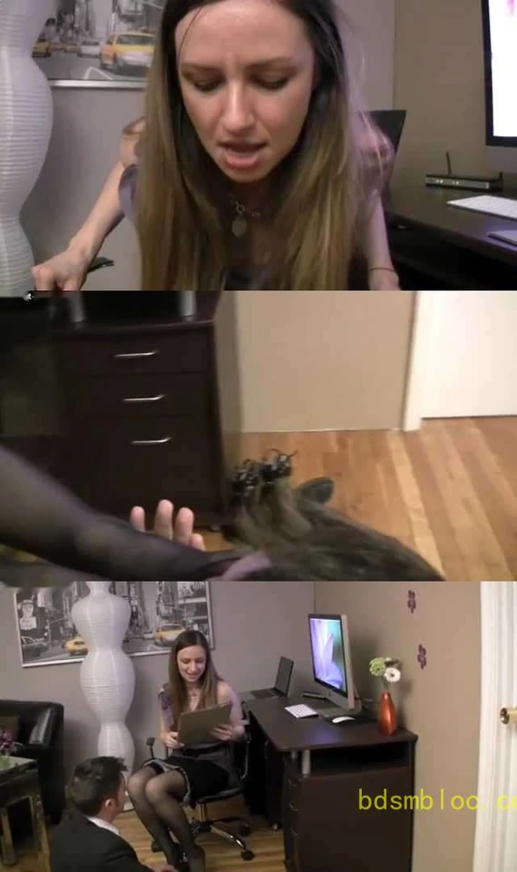 【欧美女王】剧情-经理被女秘书抓到把柄后沦为女秘书脚下的一条狗！