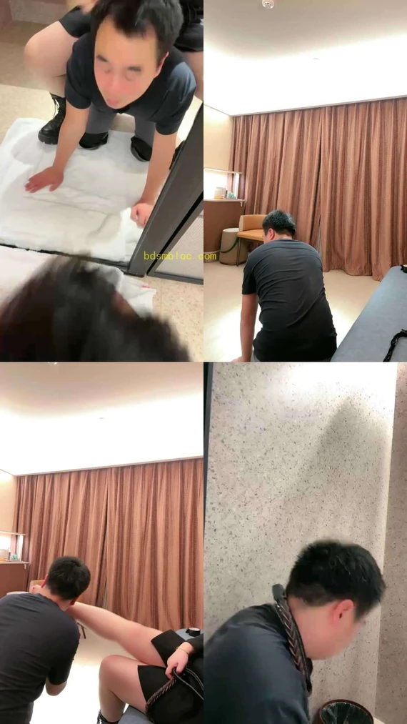 【可馨大大】反绑重度踢踹虐打