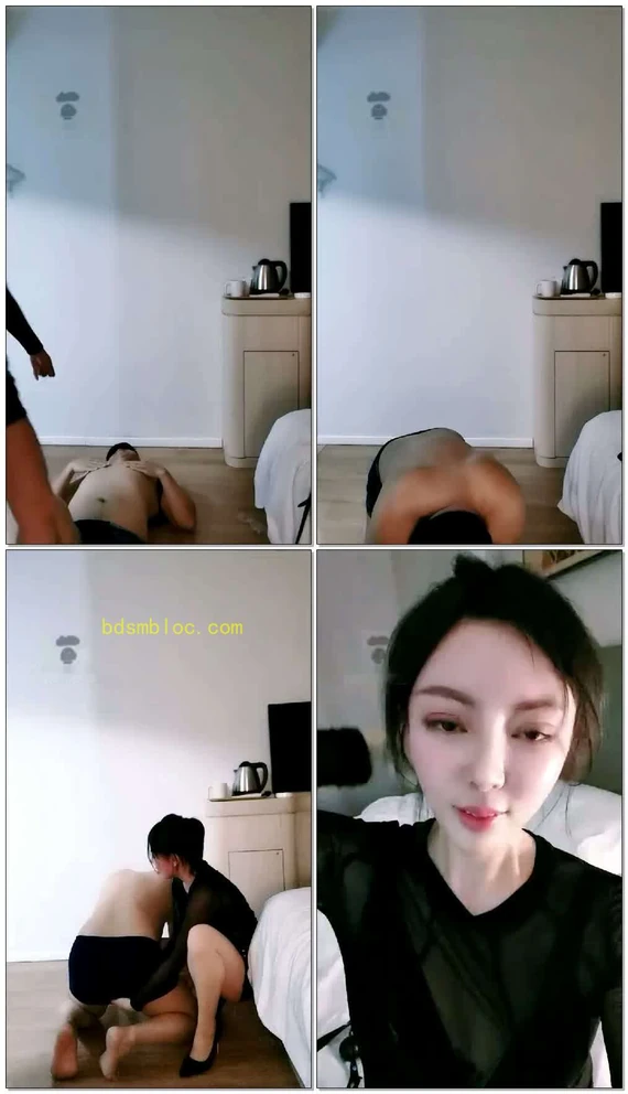 【女王丝丝】调教敢不听话的贱狗，鞭打